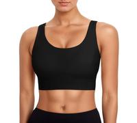 Maillot De Bain Brassiere - Haut de Bikini Sport Bande Large Femmes - Séchage Rapide Soutien pour entraînement Natation Yoga Aquatique Brassière Maillot De Bain Femme
