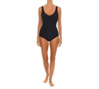 Maillot de bain col V pour femme 46064-Le noir 50