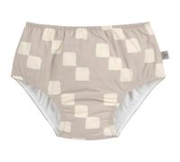 Maillot de bain couche Motif damier stone et sel (13-18 mois)