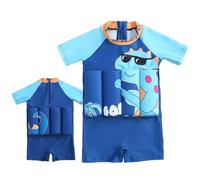 Maillot de bain d'aide à la natation pour tout-petits | Gilet de sauvetage pour fille - Gilet de sauvetage à séchage rapide - Design dinosaure pour fille - Piscine été extérieur