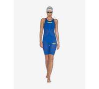Maillot de bain de compétition Arena Powerskin Carbon Air Open Back bleu femme - 38