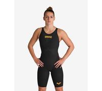 Maillot de bain de compétition Arena Powerskin Carbon Glide FBSLCB noir jaune femme - 36
