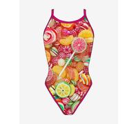 Maillot de bain de natation Turbo Sweet orange rose femme - XL