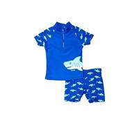Playshoes Mixte enfant Uv-schutz Bade-set Hai Maillot de bain sport, Bleu (Original), 110-116 EU