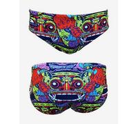 Maillot de bain de waterpolo Turbo Bali Tribal noir - M