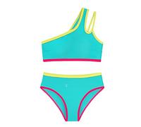 Maillot de Bain Deux pièces asymétrique avec Coussinets de Poitrine pour Filles (7-16 Ans), Coloris Bikini.#Y