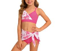 Maillot de Bain Deux pièces pour Filles, Comprenant Un Adorable Haut Anti-UV et Un Short de Bain, idéal pour Les Tout-Petits et Les Jeunes Filles. Ce Maillot de Bain Deux pièces Mignon, (13-14 Years)