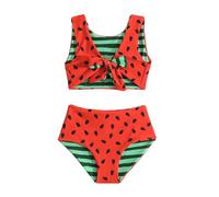 Maillot de Bain Deux pièces réversible imprimé Dessin animé pour Filles idéal l'été Parfait Les activités Quotidiennes et Loisirs estivaux 5f19