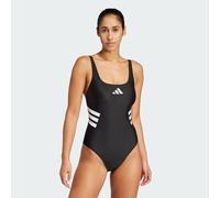 Adidas – Maillot de bain – 3 Stripes Uback Suit Femme – Noir/Blanc – Taille 44