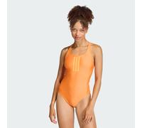 adidas Damen 3 Stripes V-Back Swimsuit, Pure Orange/Pure Tangerine, 36
