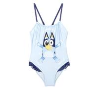 Maillot de bain enfant Bluey - Bleu - Taille 4 ans - Maillot de bain fille en 85% Polyester et 15% Elasthanne 210 gsm - Tissu à séchage rapide - Produit Original Fabriqué en Espagne