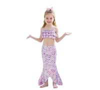 Maillot De Bain Enfant Fille - Maillot de Bain Deux pièces pour Fille avec Solaire UPF 50 Ensemble t-Shirt Manches Longues et Short - pour activités Aquatiques