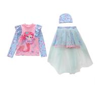 Maillot De Bain Enfant Fille,Maillot de Bain Deux pièces pour Filles avec Jupe colorée, Tankini Mignon pour bébés, Petites Filles et Adolescentes (2-3 Years)