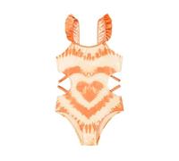 Maillot De Bain Enfant Fille - Maillot de Bain Une épaule à Volants pour Fillette Combinaison de Natation Confortable et élégante pour Les Jeunes Filles