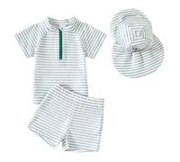 Maillot De Bain Enfant Garcon 10 Ans,Maillot De Bain Trois PièCes pour BéBéS Et Tout-Petits GarçOns Manches Longues UPF 50+ Motif Dessin Animé Mignon pour éTudiants