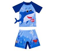 Maillot De Bain Enfant Garcon,Maillot De Bain 3 PièCes pour GarçOn Ensemble De Bain pour GarçOn Maillot De Bain à Manches Courtes Maillot De Bain pour GarçOn Maillot De Bain Anti-éRuption CutanéE