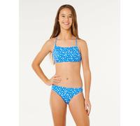 Rip Curl Surf Puff Floral Bikini Bleu 8 Years Fille