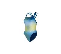 Maillot de bain femme 1 piece aquasphere essential open back bleu