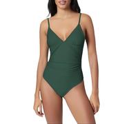 Maillot de Bain Femme 1 Pièce Transbronzant Women's Swimsuit Tummy V Neck Bathing Suits Short de Bain Femme Long Maillots Transbronzant (JN, S)
