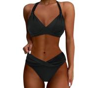 Maillot de Bain Femme 2 Pieces Short, Maillot de Bain Piscine Femme Maillot de Bain Maxi Push Up Rembourré Maillot 2 Pieces Short de Plage Femme Maillot de Bain Ado 2 Pieces
