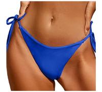 Maillot de Bain Femme Brésilien Bas de Bikini Thong Bikini Slip Cheeky Taille Basse Tanga Swimsuit de Plage Panty