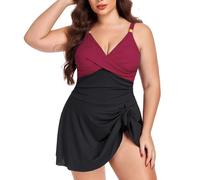 Maillot De Bain Femme Grande Taille 1 Pieces Offrant Une Couverture Complète Un Effet Gainant Et Un Confort Optimal pour Sublimer Toutes Les Silhouettes