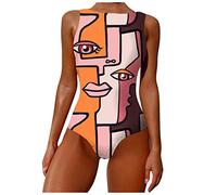 Maillot De Bain Femme - Grande Taille Style DéContracté Et éLéGant Bresilien Bikini Maillot De Bain Menstruel Rembourré Swimsuit Haut De Maillot De Bain Femme
