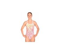 Maillot de bain femme mako aumakua la zebra blanc rose