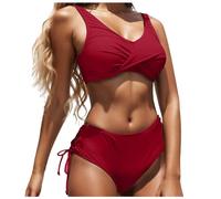 Maillot de bain Femme Sexy Mode Plage Triangle Swimming Suits Deux pièces Maillot de bain décontracté Haut de bikini et bas de bikini Grandes tailles Maillots de bain d'été Maillots de bain