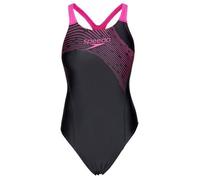 Speedo - Women's Medley Logo 1 Piece - Maillot de bain - 34 - EU: 38 - black / pink