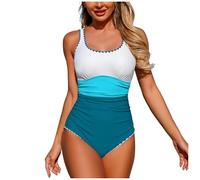 Maillot de bain femme ventre plat maillot de bain sexy push up rembourré une pièce maillot de bain adapté pour les bains de plage maillot de bain triangle col en V rayures fronces maillot de bain une
