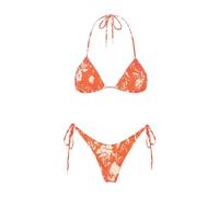 Maillot de Bain Femmes 2 Pieces Push Up Col V Bikini Deux Pièces Bas en Maille Taille Haute Contrôle Abdominal Swimsuit Vacances Plage