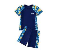 Maillot De Bain Fille 14 Ans,Maillots de Bain Deux pièces imprimés pour Filles, Bikinis, Maillots de Bain pour Petites Filles de 8 à 12 Ans (Blue, 9-10 Years)