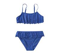 Maillot De Bain Fille 2 Pieces Chic, Enfants Filles Bikini ÉLéGant, Maillot De Bain pour Fille Ensemble De Maillot Deux PièCes pour Fillette avec Bretelles RéGlables 5-10 Ans Vacances à La Plage