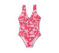 Maillot De Bain Fille 7 Ans, Maillot de Bain Sexy sans Manches à imprimé 3D pour Fille (Red 9,10 Years)