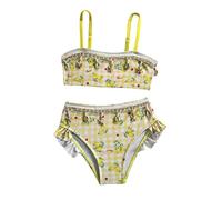 Maillot De Bain Fille 8 Ans Bikini - Maillot De Bain Deux Pièces pour Petites Filles Mignon Et Idéal pour Les Bébés Nageurs À La Plage Et À La Piscine (Yellow 3-4 Years)
