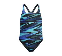 Speedo Hyperboom Allover Medalist Swimsuit Bleu 5-6 Years Fille