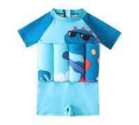 Maillot De Bain Flottant Enfant Bouée Intégré Bébé Fille Garçon 4 Ans Bouee Integree Brassard Piscine avec Flotteur Maillots Gilet Natation Dinosaure Combinaison Surf