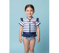 Maillot de bain flottant enfant - coeur blanc 21-24kg