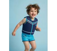 Maillot de bain flottant enfant - funny bleu / noir / blanc 19-21kg