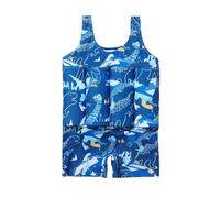 Maillot de Bain Flottant Enfant, Maillot de Bain Bouée Intégré Fille Garçon Une Pièce 12 Mois-5 Ans Combinaison Flottante à Flottabilité Réglable à Séchage Rapide pour Nation, Piscine, Plage