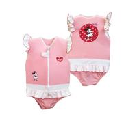Maillot de Bain Flottant pour garçon et Fille : Madame - Maillot bouée - Combinaison Flottante - Gilet Flottant Confortable pour la Sécurité et l'Apprentissage de la Natation (Taille 4 (17/19kg))