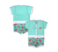 Maillot de Bain Flottant pour garçon et Fille : Piranha - Maillot bouée - Combinaison Flottante - Gilet Flottant Confortable pour la Sécurité et l'Apprentissage de la Natation (Taille 2 (13/15kg))