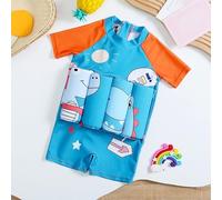 Maillot De Bain Flottant pour Tout Petit | Combinaison Flottante avec Flottabilité pour Jeune Enfant,Séchage Rapide Gilet De Natation Design Dinosaure Piscine Plage Été Sport Extérieur