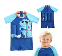 Maillot De Bain Flottant pour Tout Petit | Combinaison Flottante avec Flottabilité pour Jeune Enfant,Séchage Rapide Gilet De Natation Design Dinosaure Piscine Plage Été Sport Extérieur