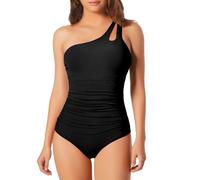Maillot De Bain Gainant Monokini Push Up Maillots Une Pièce Femme Sexy Été épaule Découpée Contrôle du Ventre Plat Rembourré Vintage Amincissant Tankini Plage Bikini Swimsuit Beachwear Natation