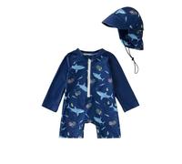 Maillot De Bain Garcon 10 Ans Piscine,Maillot De Bain D'éTé pour GarçOns Short De Sport Nautique pour Enfants Haut De Plage Et Short Chapeau Maillot De Bain 3 PièCes pour Les Vacances