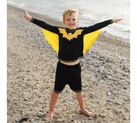 Maillot De Bain Garçon 2 Pièces Anti-uv Super-héros Noir 5/6A
