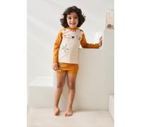 Maillot De Bain Garçon 2 Pièces T-shirt De Protection Uv Et Boxer Mio Camel 4A