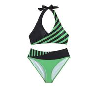 Maillot de Bain Haut Femme Bikini de Maillot du Bain Swimwear de la Plage en Deux Pièces Short Shorty Boxer Ensemble Swimwear Swimsuit Beachwear Débardeur (Turquoise,XL)